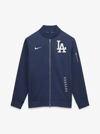 buy now Los Angeles Dodgers Nike Dugout Bomber Jacket