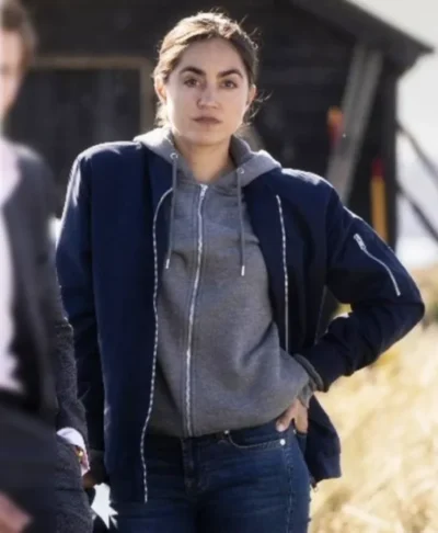 buy now Lynley S01 Sofia Barclay Blue Bomber Jacket