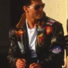 buy now Maverick Top Gun Tom Cruise Flight Bomber Leather Jacket