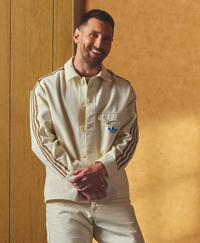 buy now Messi Adidas Cream Track Jacket
