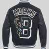 buy now Milwaukee Bucks Mashup Varsity Jacket