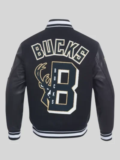 buy now Milwaukee Bucks Mashup Varsity Jacket
