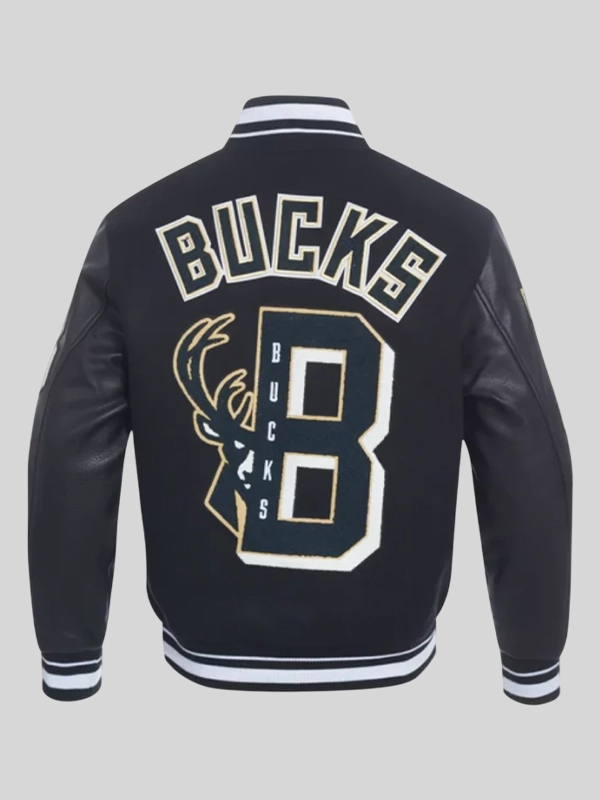 buy now Milwaukee Bucks Mashup Varsity Jacket