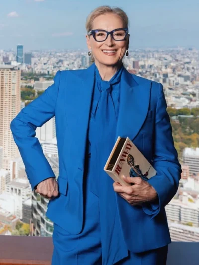 buy now The Devil Wears Prada 2 Press Tour Meryl Streep Blazer