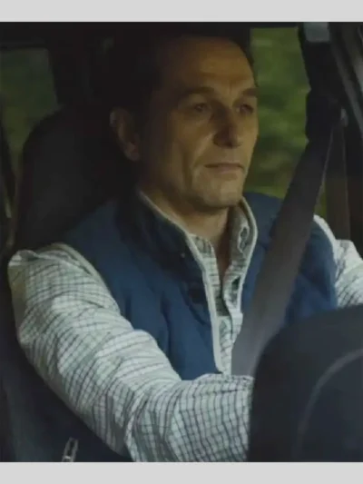 buy now Widows Bay Matthew Rhys Blue Vest