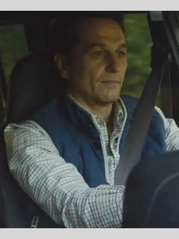 buy now Widows Bay Matthew Rhys Blue Vest