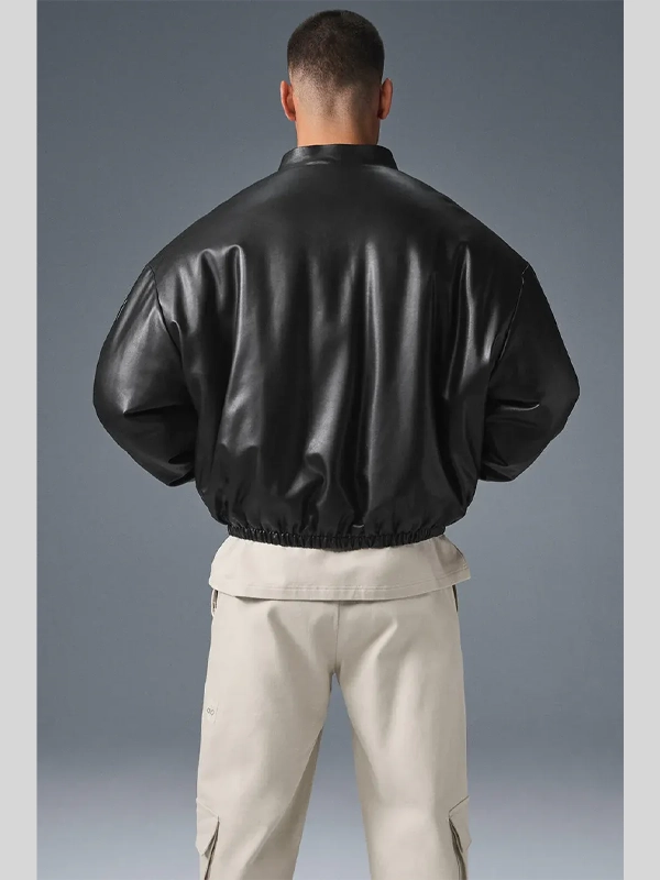college varsity leather jacket
