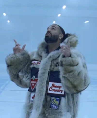 order now Drake Canadian Fur Coat
