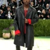 order now Met Gala 2026 Damson Idris Black Leather Coat
