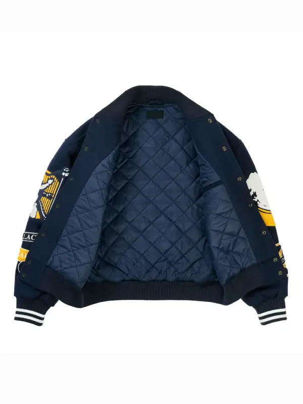 order now Palace Wolfgang Varsity Jacket