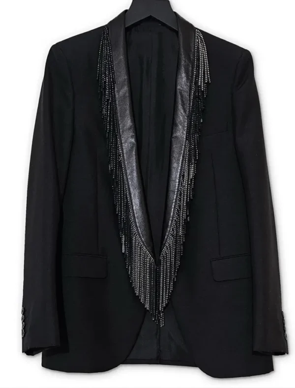 order now Playboi Carti Saint Laurent SS16 Fringe Blazer