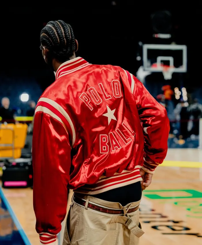 order now SGA Pop-Color Red Polo Ball Jacket