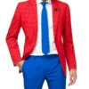 order now Spider Man Red Tuxedo Suit