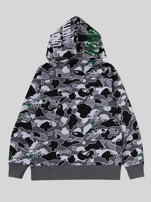 shop BAPE Hidden STA Camo Tiger Hoodie