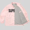 shop Supreme Spellout Coaches pink Jacket