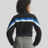shop now Blue Color Block Jacket for sale
