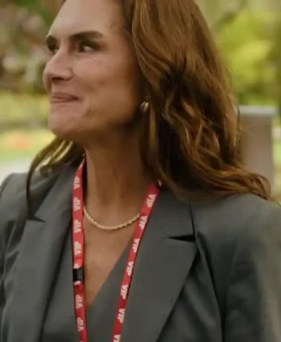 shop now You’re Killing Me S01 Brooke Shields Charcoal Grey Blazer