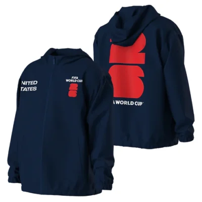 2026 FIFA World Cup Emblem Rain Jacket