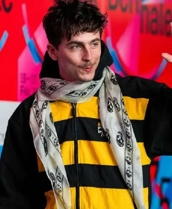 75th Berlinale Timothee Chalamet Stripe Jacket