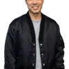 Adrian Chiarella Black Bomber Jacket