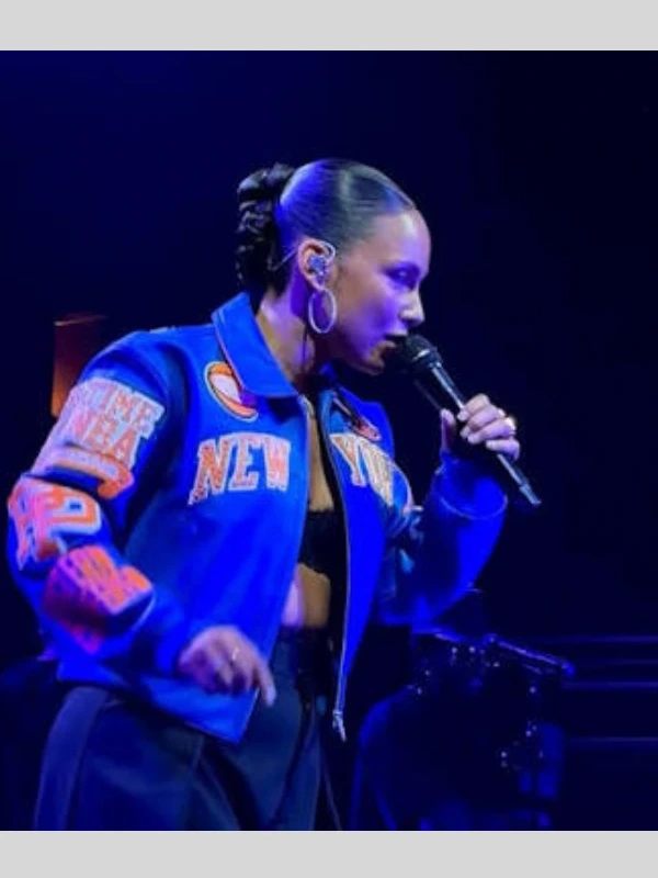 Alicia Keys Knicks New York City Jacket