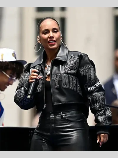 Alicia Keys Knicks Victory Parade 2026 Concert Jacket