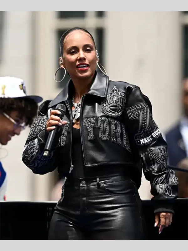 Alicia Keys Knicks Victory Parade 2026 Concert Jacket