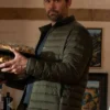 Andrew Rannells Miss You, Love You 2026 Green Puffer Jacket