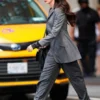 Anne Hathaway The Devil Wears Prada 2 Grey Blazer