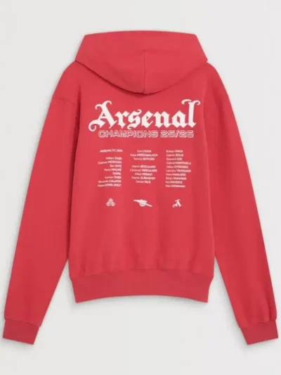 Arsenal Champions Squad 25-26 Hoodie