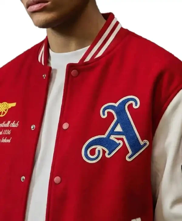 Arsenal Varsity Red Jacket
