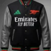 Arsenal x LABRUM adidas 2026 Leather Varsity Jacket