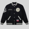 Authentic Black Varsity Jacket Mitchell & Ness