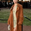Burberry Summer 2026 Show Iris Law Suede Coat