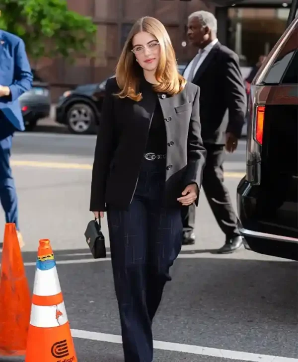 CBS Mornings Ella Bright Black Blazer