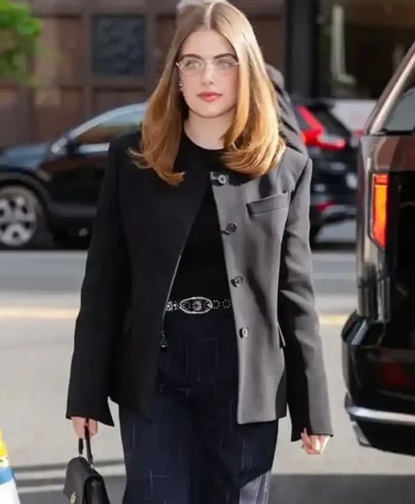 CBS Mornings Ella Bright Black Blazer