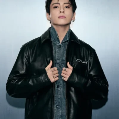 Calvinklein Jung Kook Leather Jacket