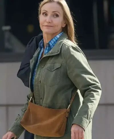 Cameron Diaz Bad Day 2026 Green Jacket