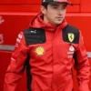 Charles Leclerc Ferrari Red Hooded Jacket