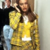 Cher Horowitz Yellow Plaid Blazer