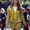 Cher Horowitz Yellow Plaid Blazer