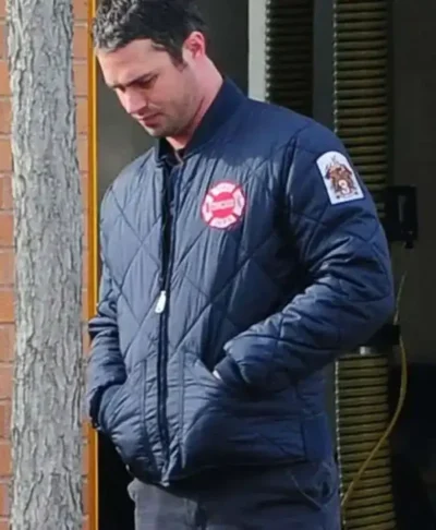 Chicago Fire Squad 3 Quilted Bomber Jacket