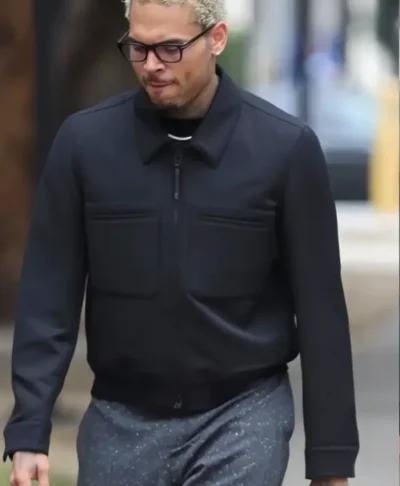 Chris Brown LA 2026 Tom Ford Jacket