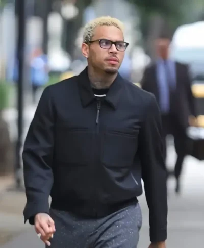 Chris Brown LA 2026 Tom Ford Jacket