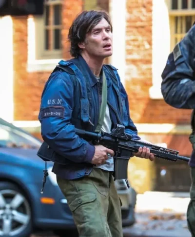 Cillian Murphy A Quiet Place III Blue Jacket