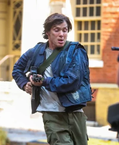Cillian Murphy A Quiet Place III Blue Jacket