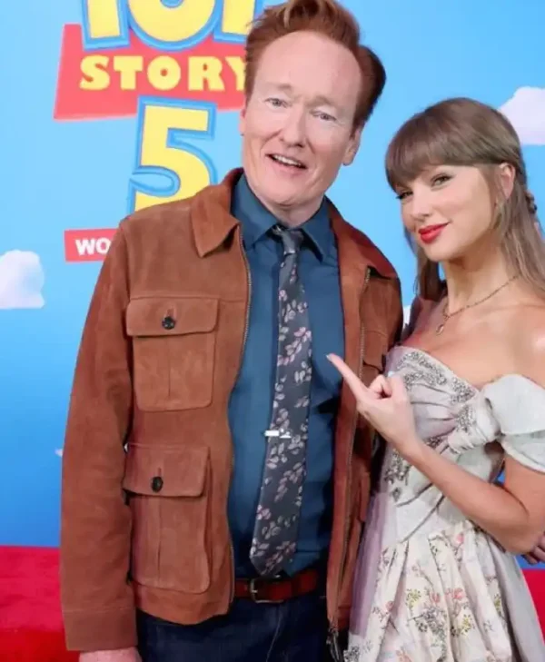 Conan O’Brien Toy Story 5 Premiere Suede Jacket