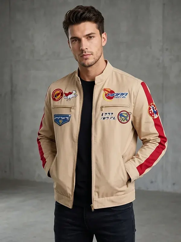 DC Comics Supergirl Beige Jacket