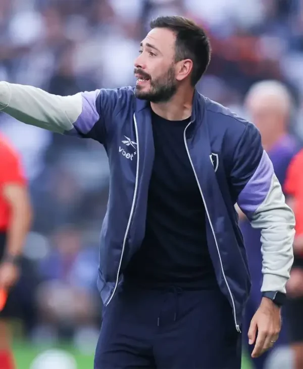 Davide Ancelott Navy & Beige Viet Track Jacket