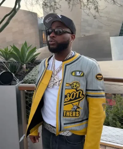 Davido FIFA 2026 Vanson Leather Jacket